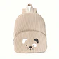 3D Animal Face Plush Backpack – Soft & Lightweight - thumbnail 5