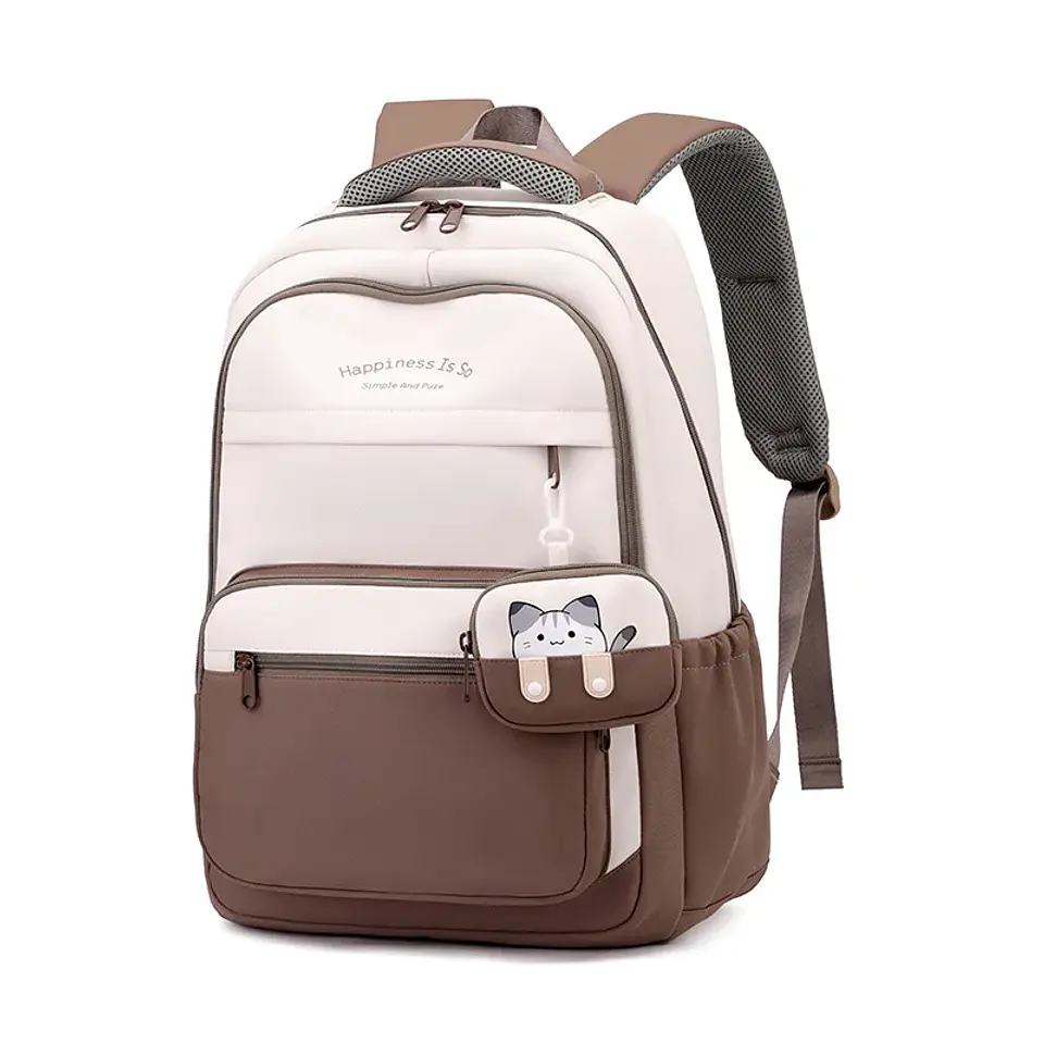 Kitten Backpack for Girls – Large Capacity 8