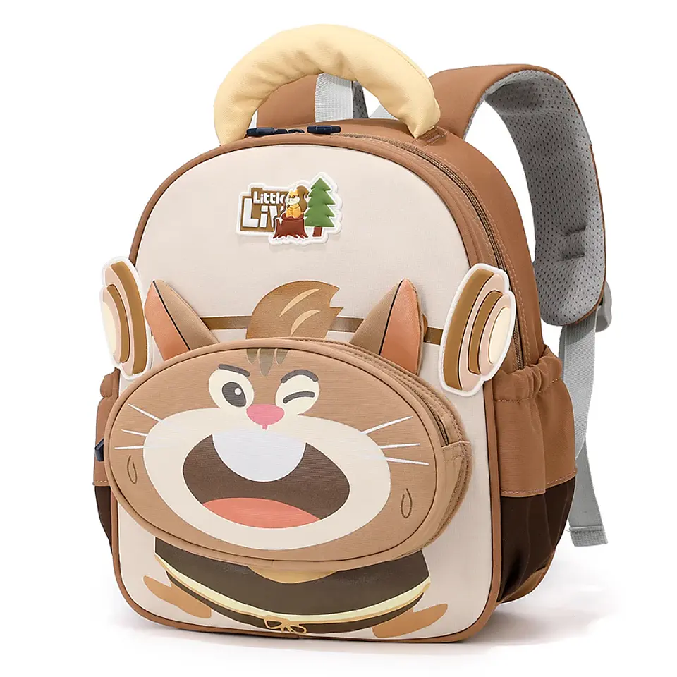 3D Rabbit Preschool Backpack – Carrot Decor 9