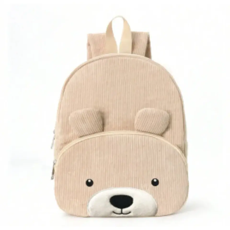 3D Animal Face Plush Backpack – Soft & Lightweight 10
