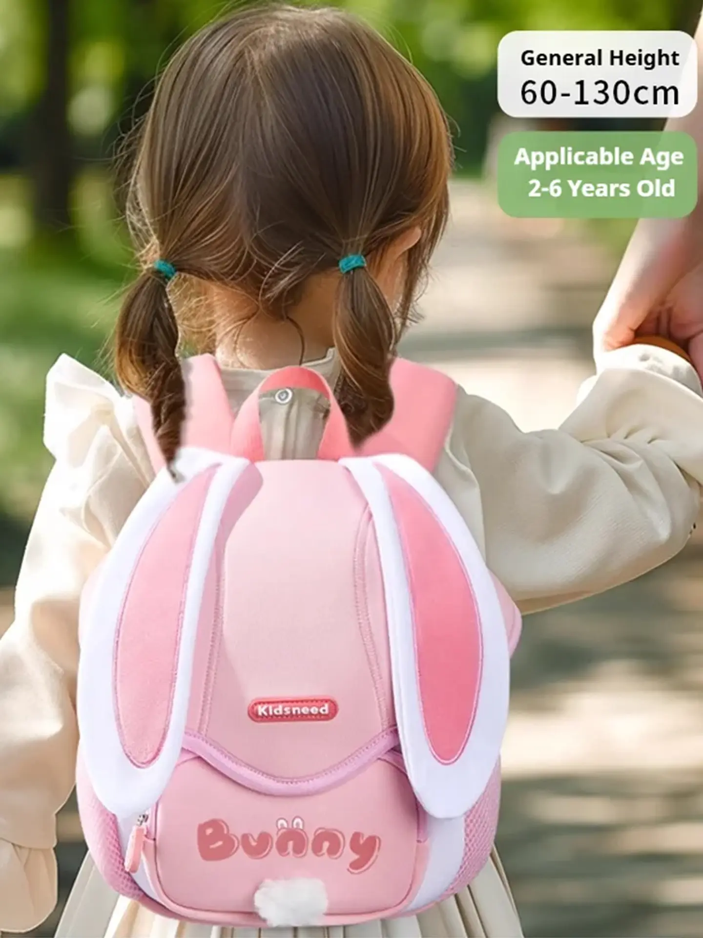 Mushroom Kindergarten Backpack – Anti-Lost Strap 9