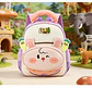 3D Rabbit Preschool Backpack – Carrot Decor - thumbnail 11