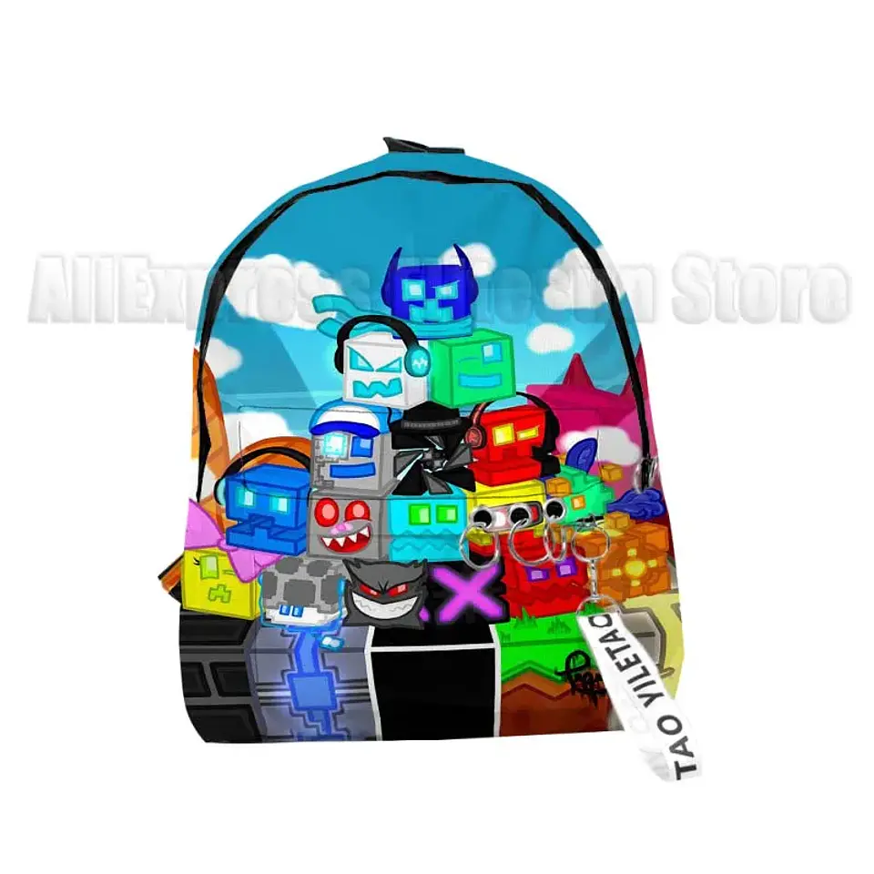 Geometry Game 3D Print Backpack – Kids 14