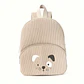 3D Animal Face Plush Backpack – Soft & Lightweight - thumbnail 21
