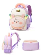 3D Rabbit Preschool Backpack – Carrot Decor - thumbnail 17