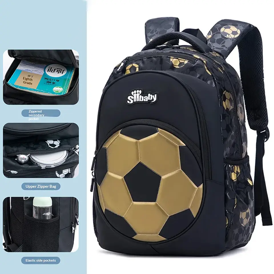 3D Football Backpack – Large Capacity 1