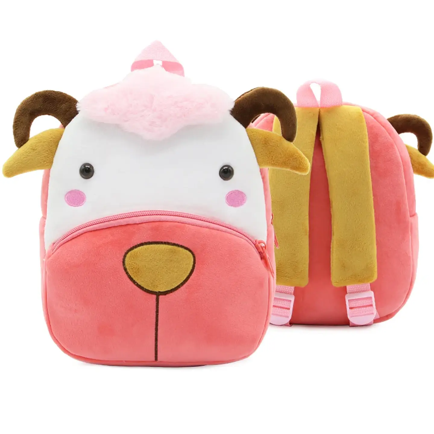 Cartoon Animal Plush Mini Backpack – Kindergarten 2