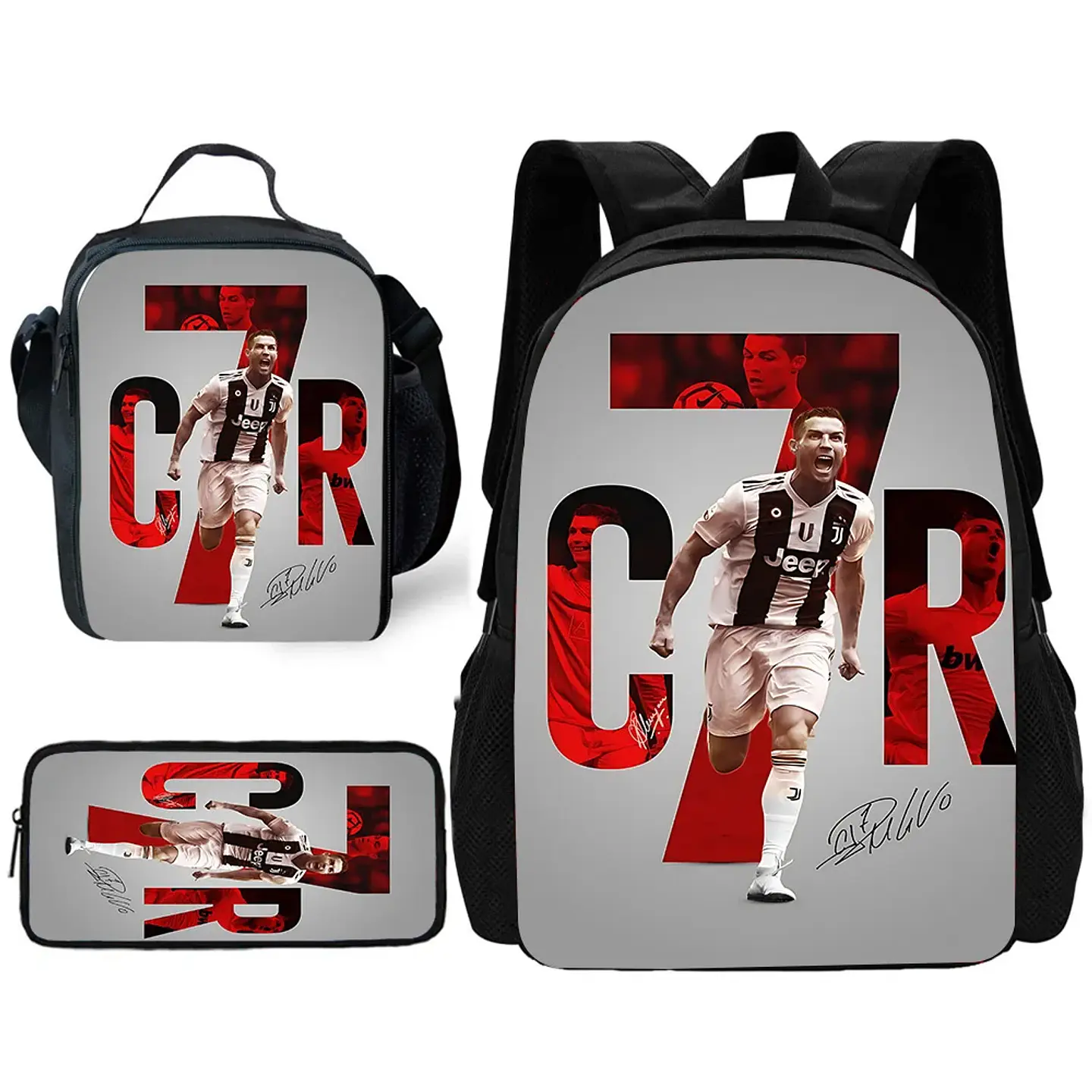 Football Backpack Set II – Lunch Bag & Pencil 1