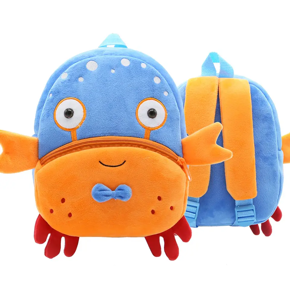 Cartoon Animal Plush Mini Backpack – Kindergarten 5