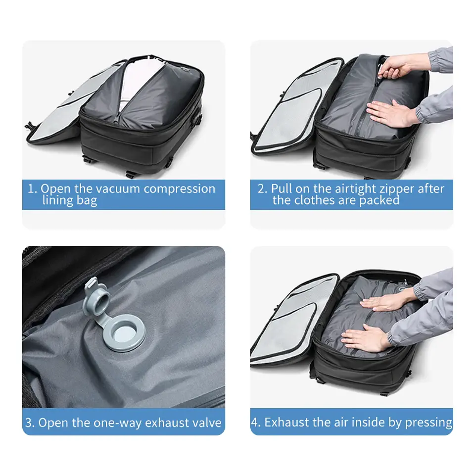 Vacuum Compression Travel Backpack – 17