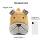 Cartoon Animal Plush Mini Backpack – Kindergarten - thumbnail 6