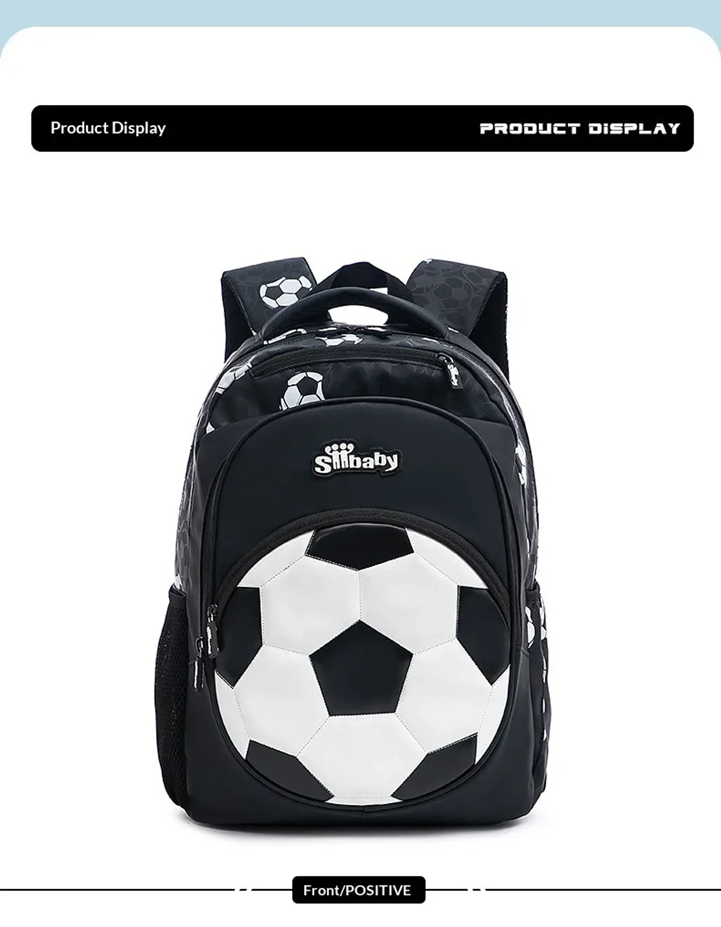 3D Football Backpack – Large Capacity 10