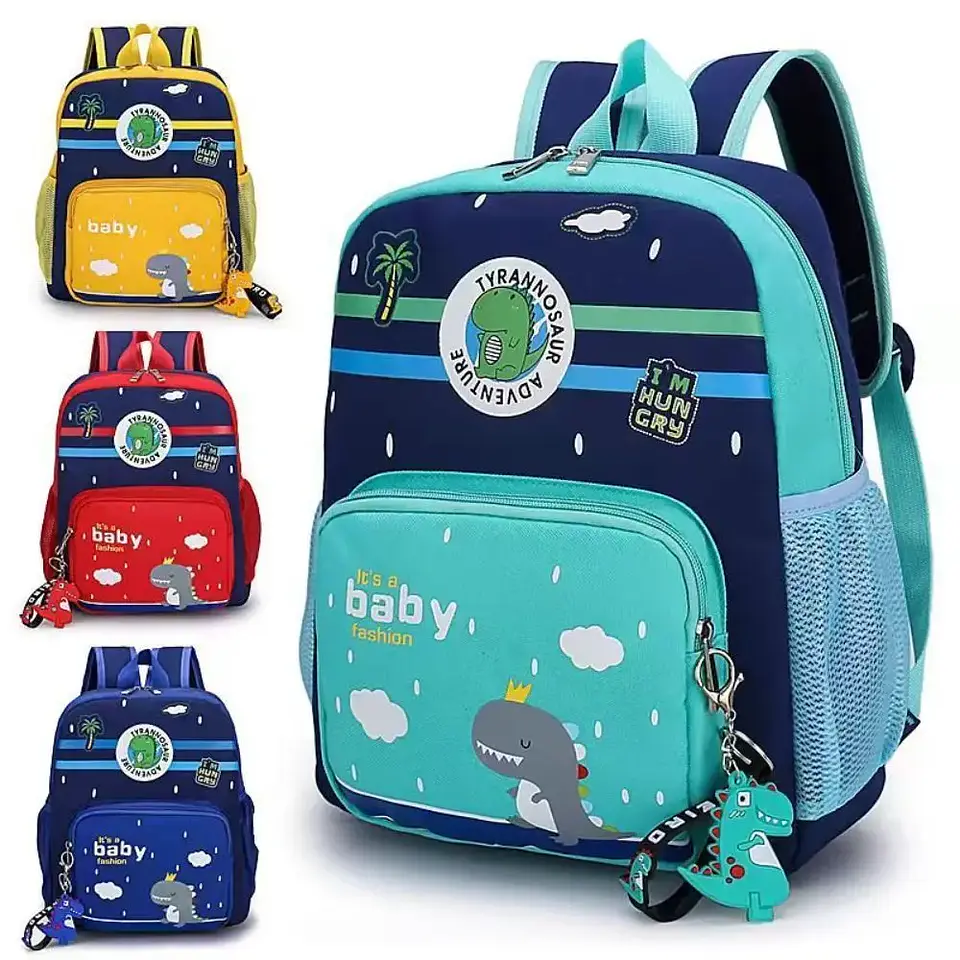 Dinosaur Cartoon Backpack – Waterproof Kindergarten 2