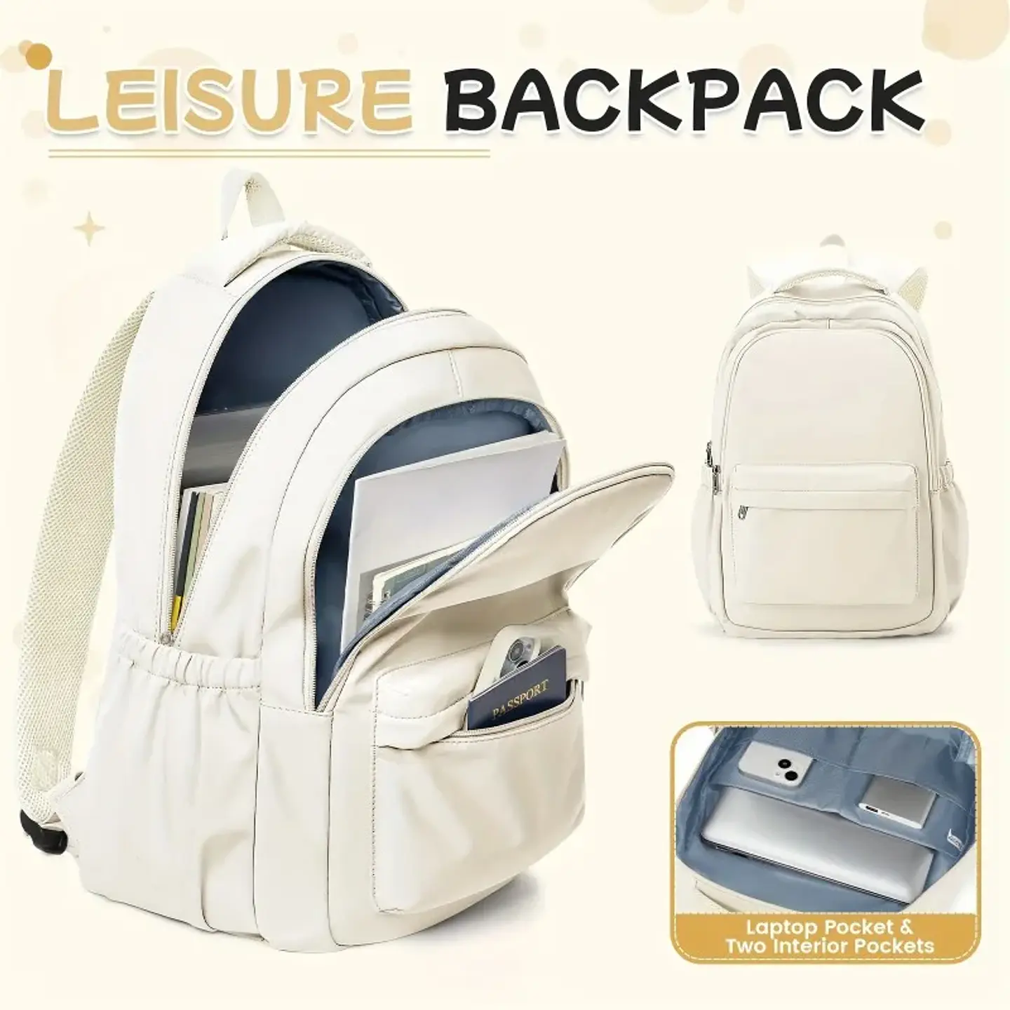 Versatile Waterproof Backpack – College Students 1