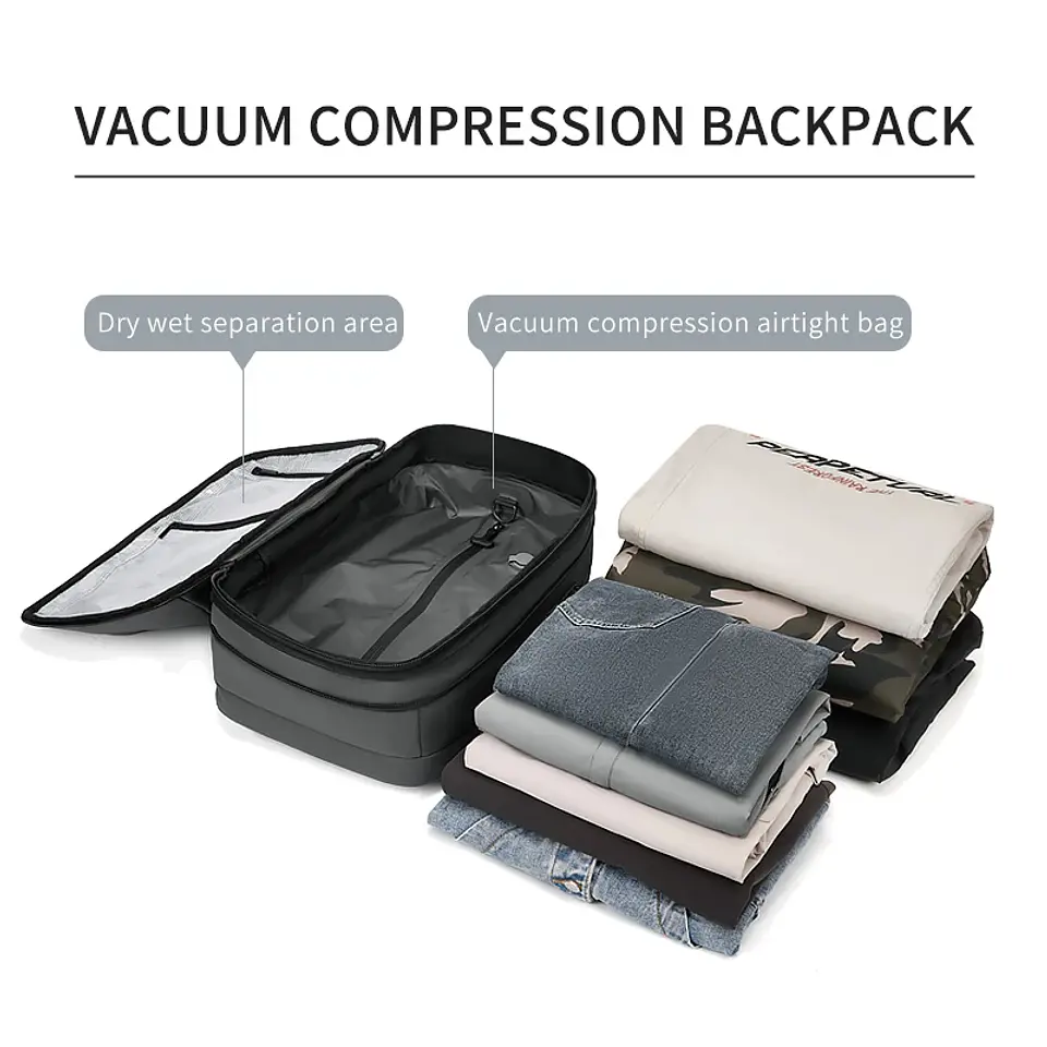 Vacuum Compression Travel Backpack – 17