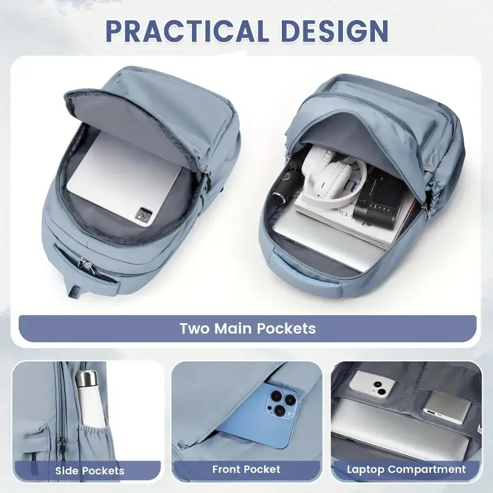 Versatile Waterproof Backpack – College Students 7