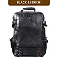 Genuine Leather Men's Backpack – Laptop Compartment - thumbnail 8