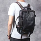 Genuine Leather Men's Backpack – Laptop Compartment - thumbnail 12