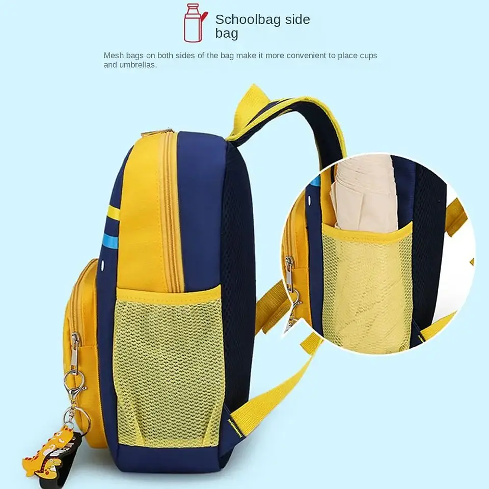Dinosaur Cartoon Backpack – Waterproof Kindergarten 8