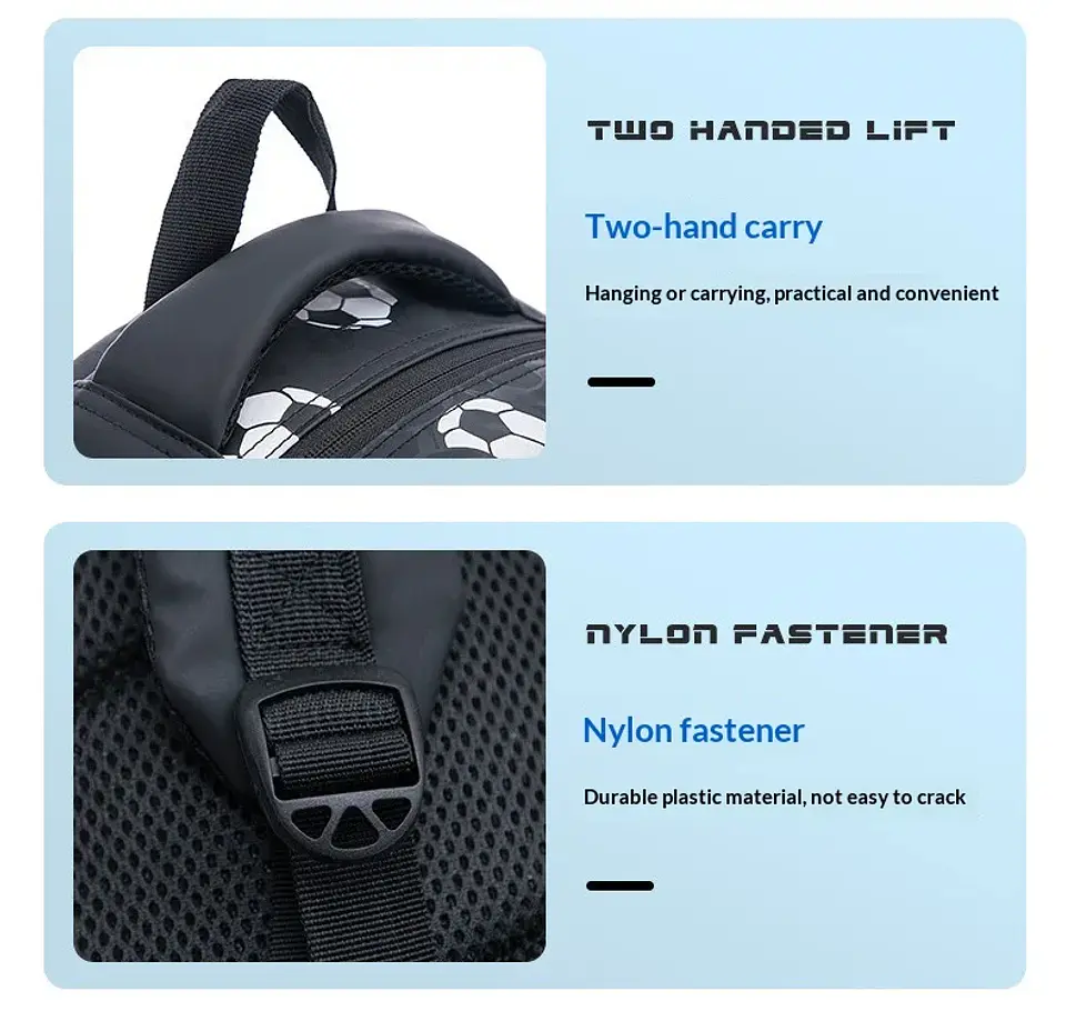 3D Football Backpack – Large Capacity 16