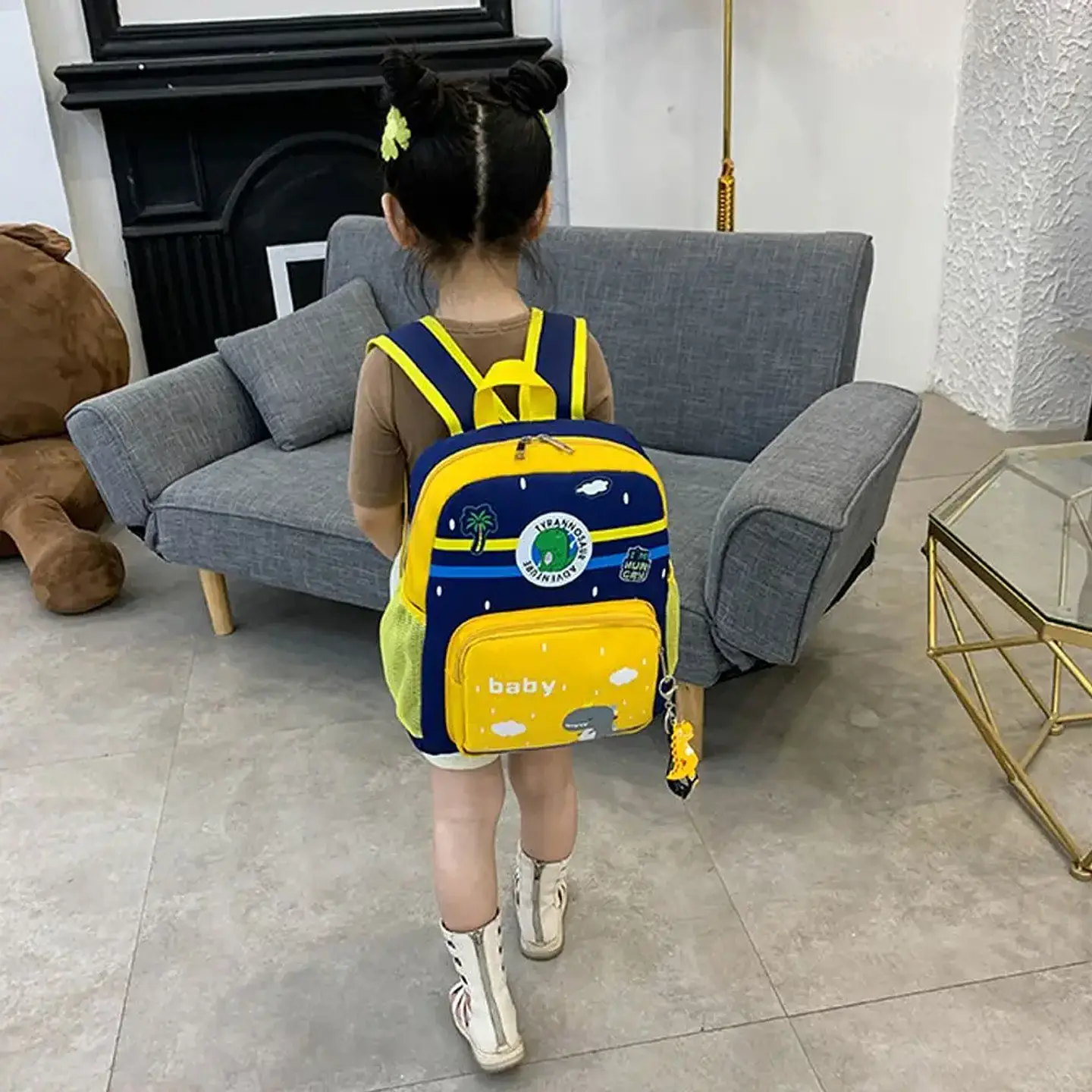 Dinosaur Cartoon Backpack – Waterproof Kindergarten 11