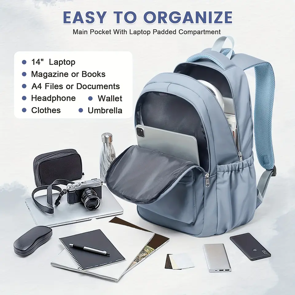 Versatile Waterproof Backpack – College Students 12