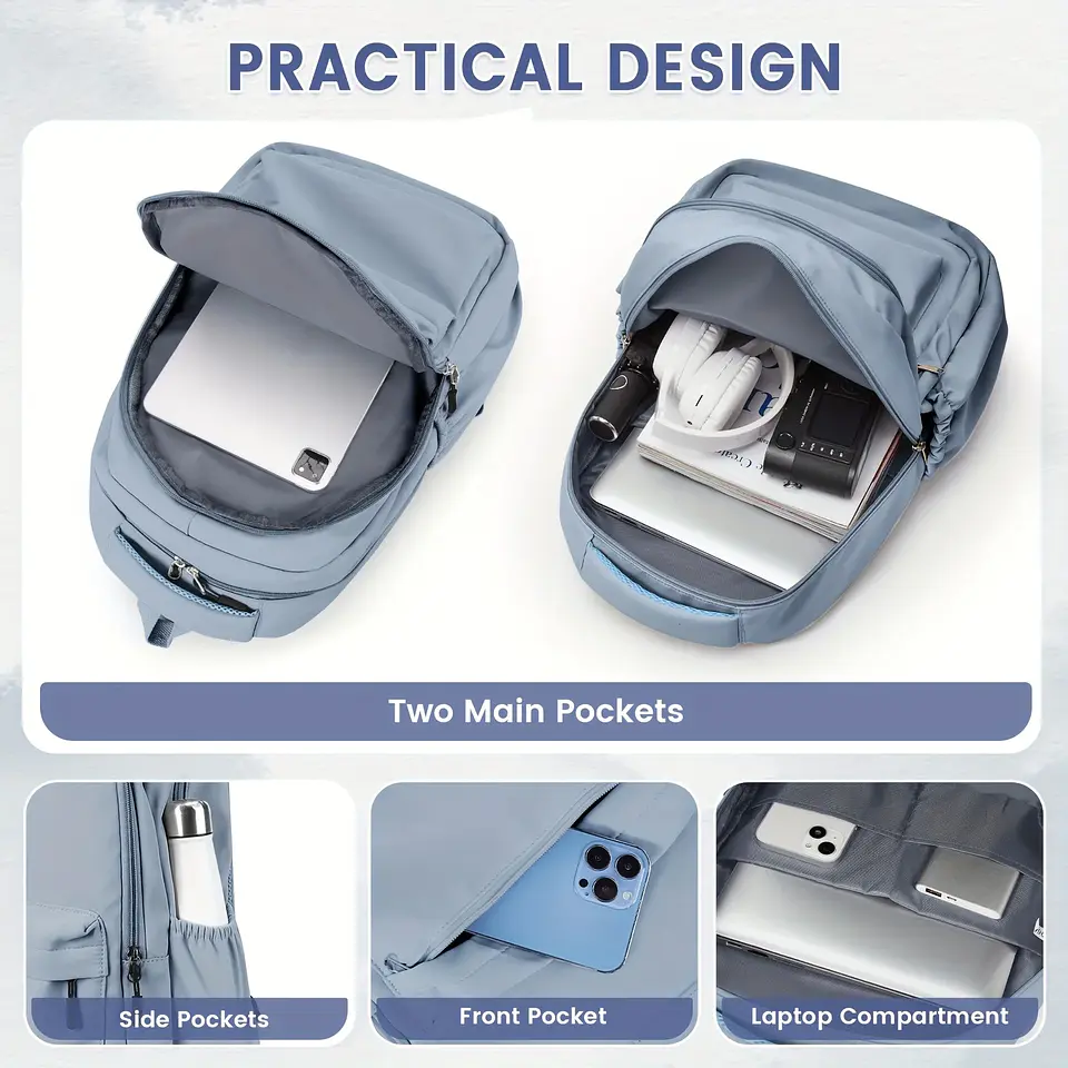 Versatile Waterproof Backpack – College Students 13