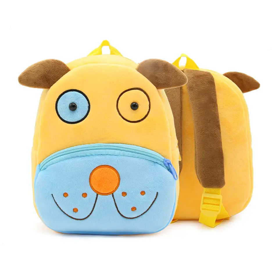 Cartoon Animal Plush Mini Backpack – Kindergarten 22