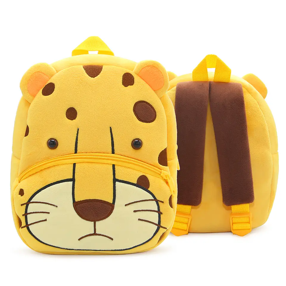 Cartoon Animal Plush Mini Backpack – Kindergarten 23