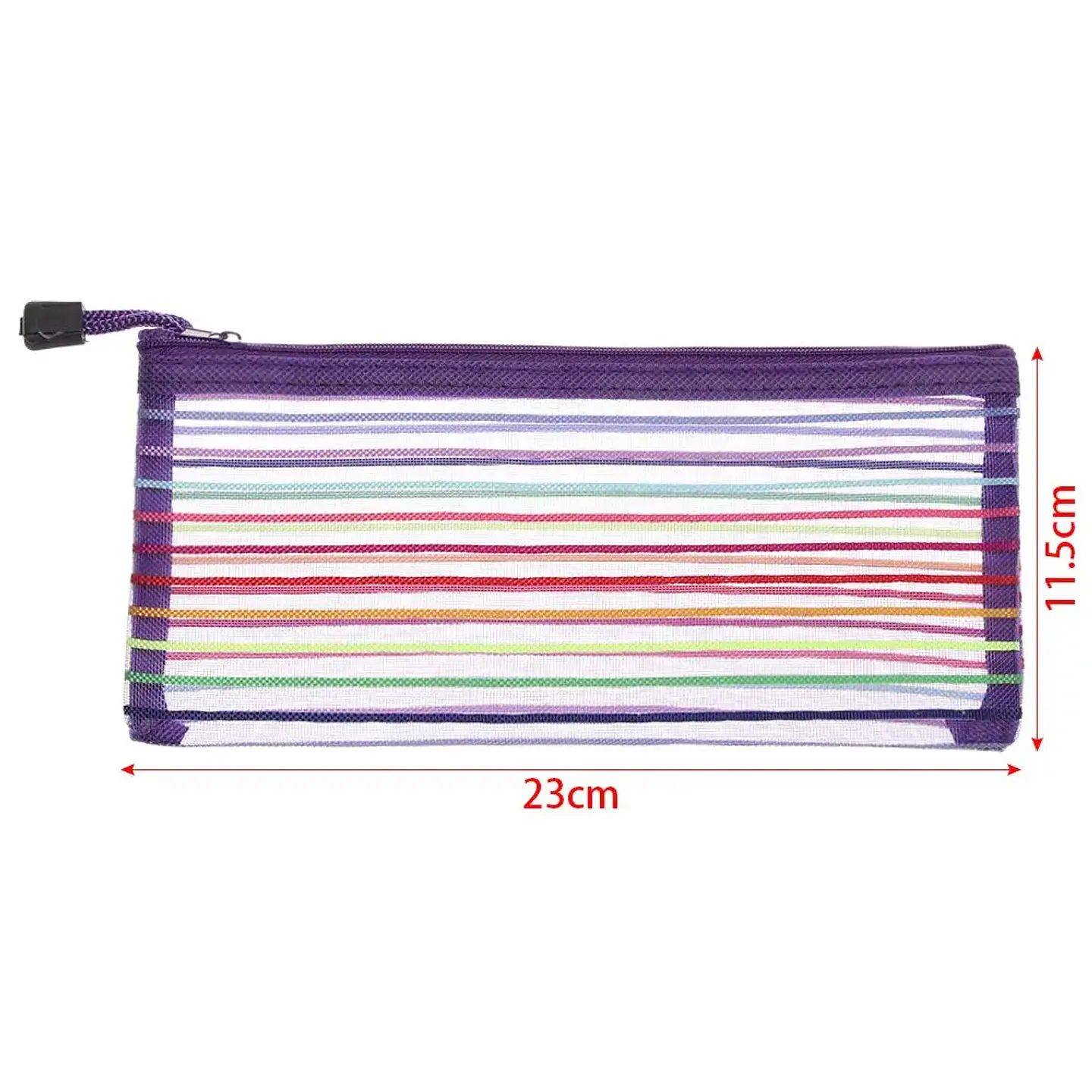 Multi-Compartment Pencil Case – Transparent 10