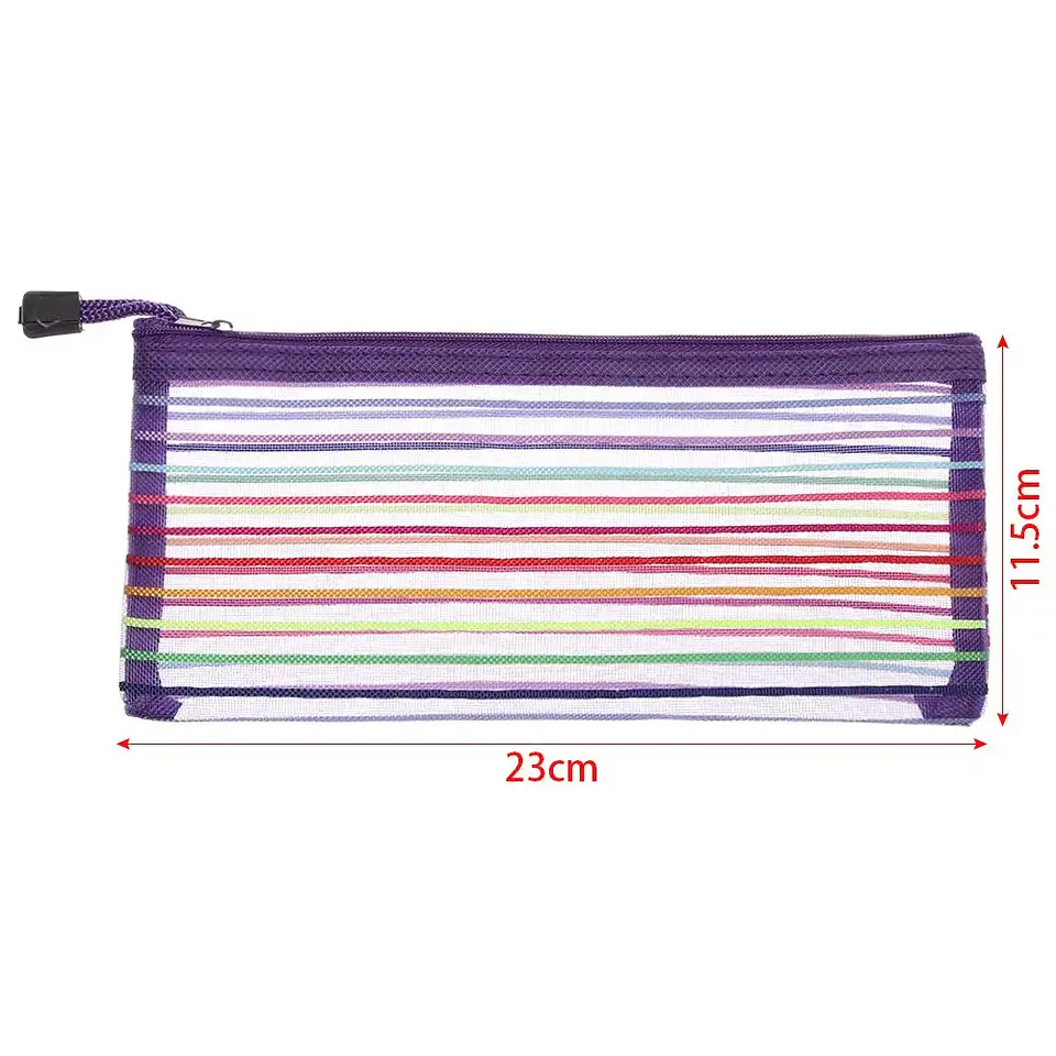 Multi-Compartment Pencil Case – Transparent 10