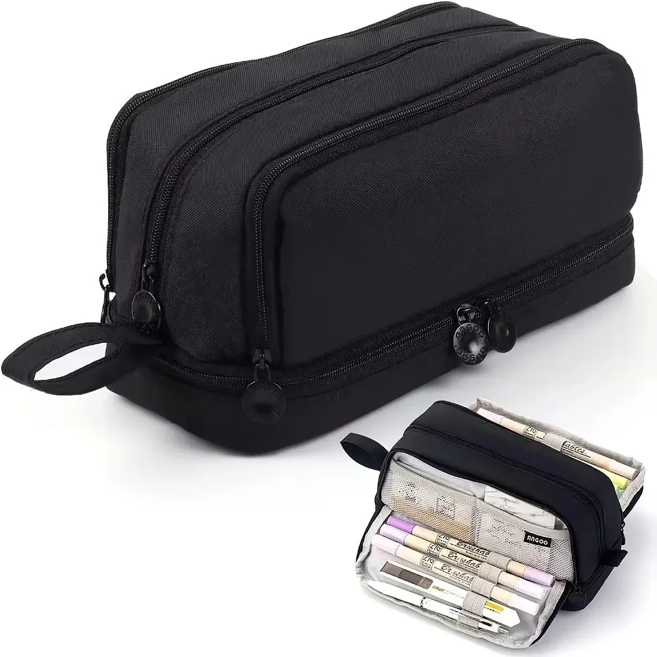 Multi-Compartment Pencil Case – Transparent 11