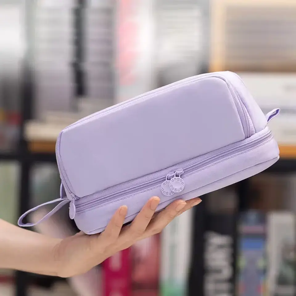 Multi-Compartment Pencil Case – Transparent 19