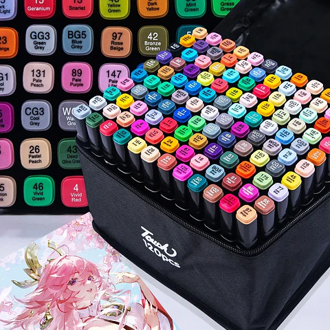 Dual-Tip Art Marker Set – 24-80 Colors