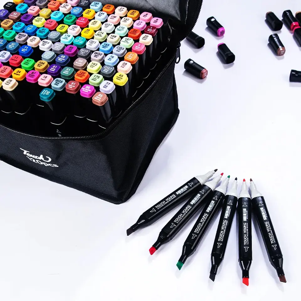 Dual-Tip Art Marker Set – 24-80 Colors 5