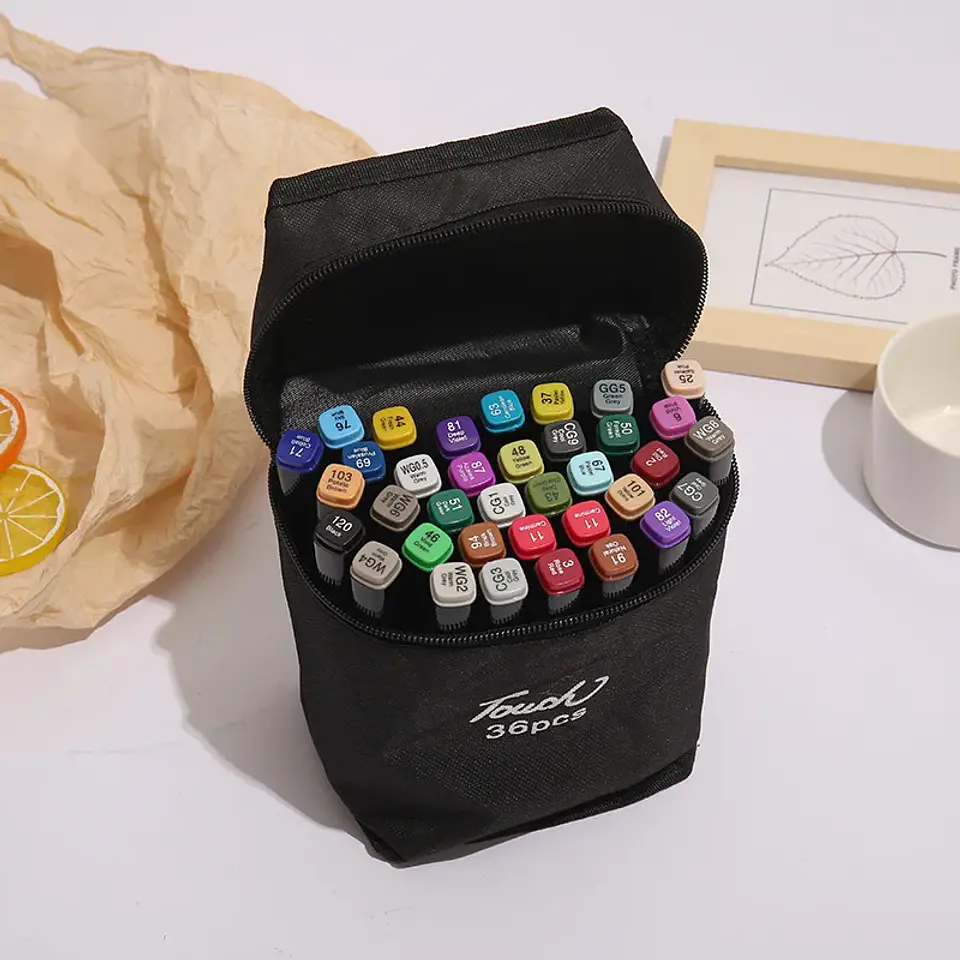 Dual-Tip Art Marker Set – 24-80 Colors 8