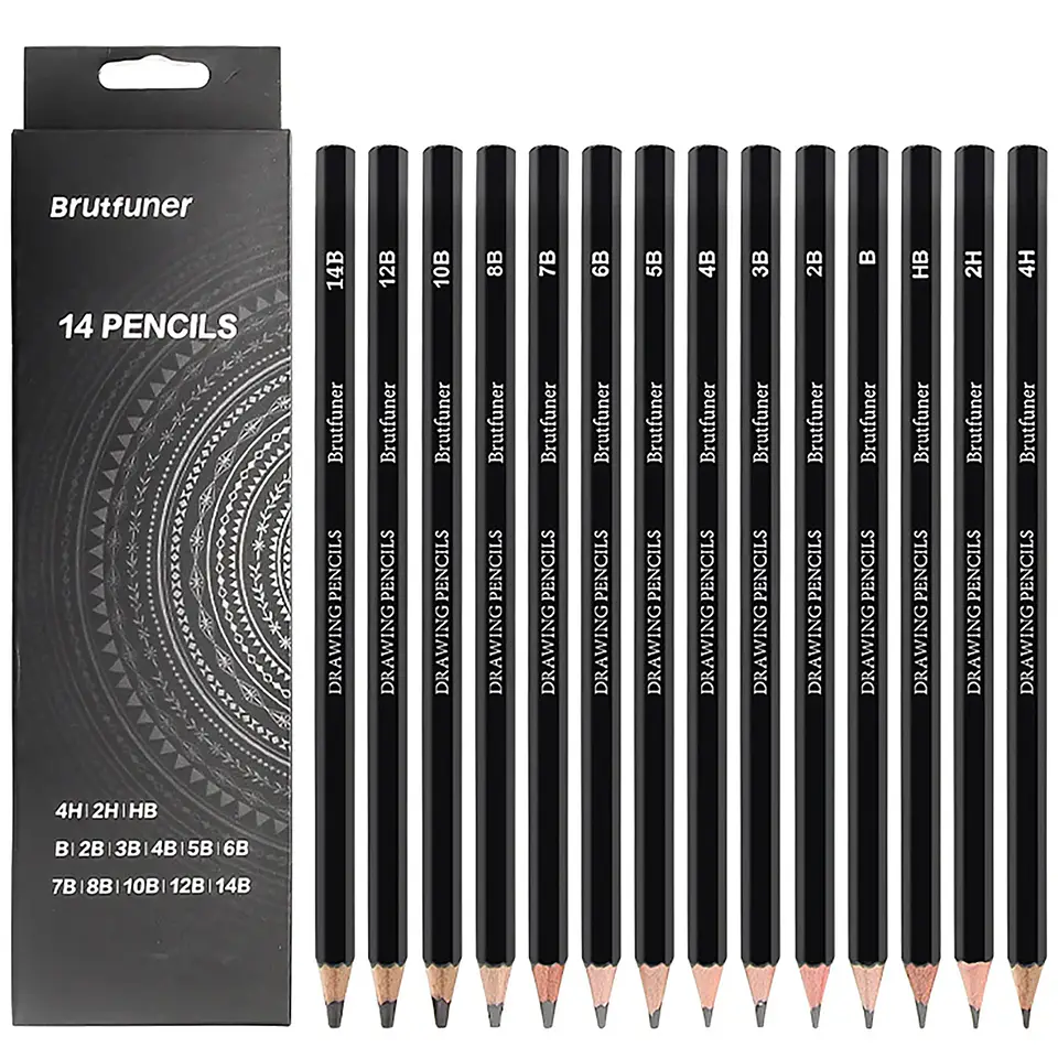 Sketching Kit – Graphite & Charcoal Pencils 7