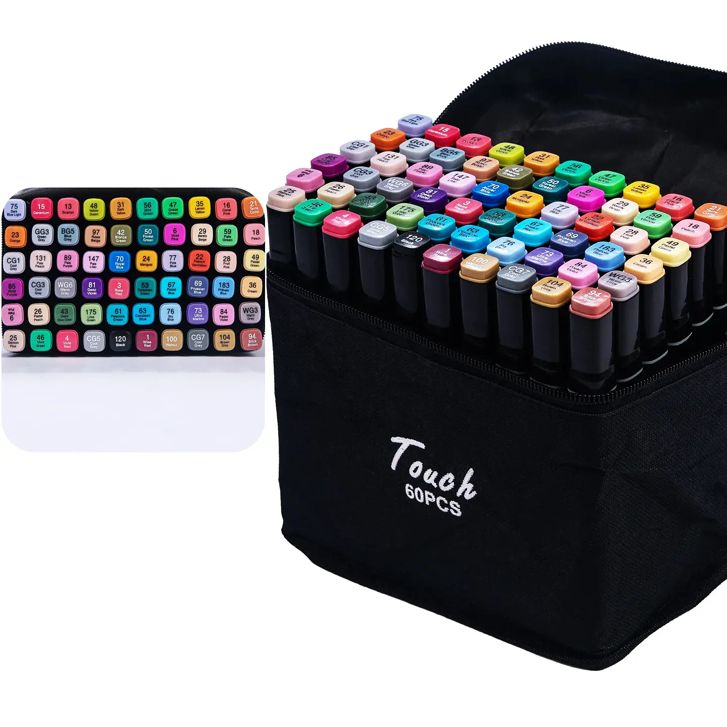 Dual-Tip Art Marker Set – 24-80 Colors 11