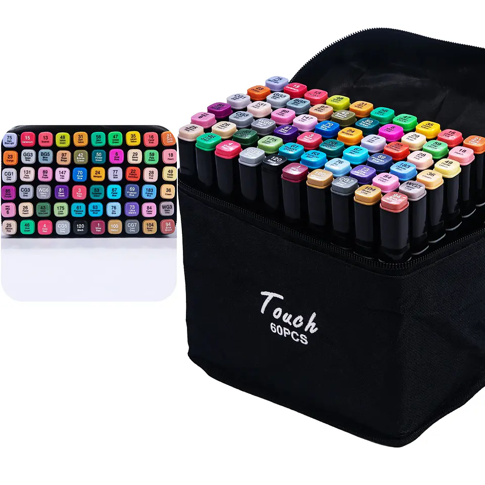 Dual-Tip Art Marker Set – 24-80 Colors 11