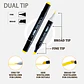 Dual-Tip Art Marker Set – 24-80 Colors - thumbnail 16