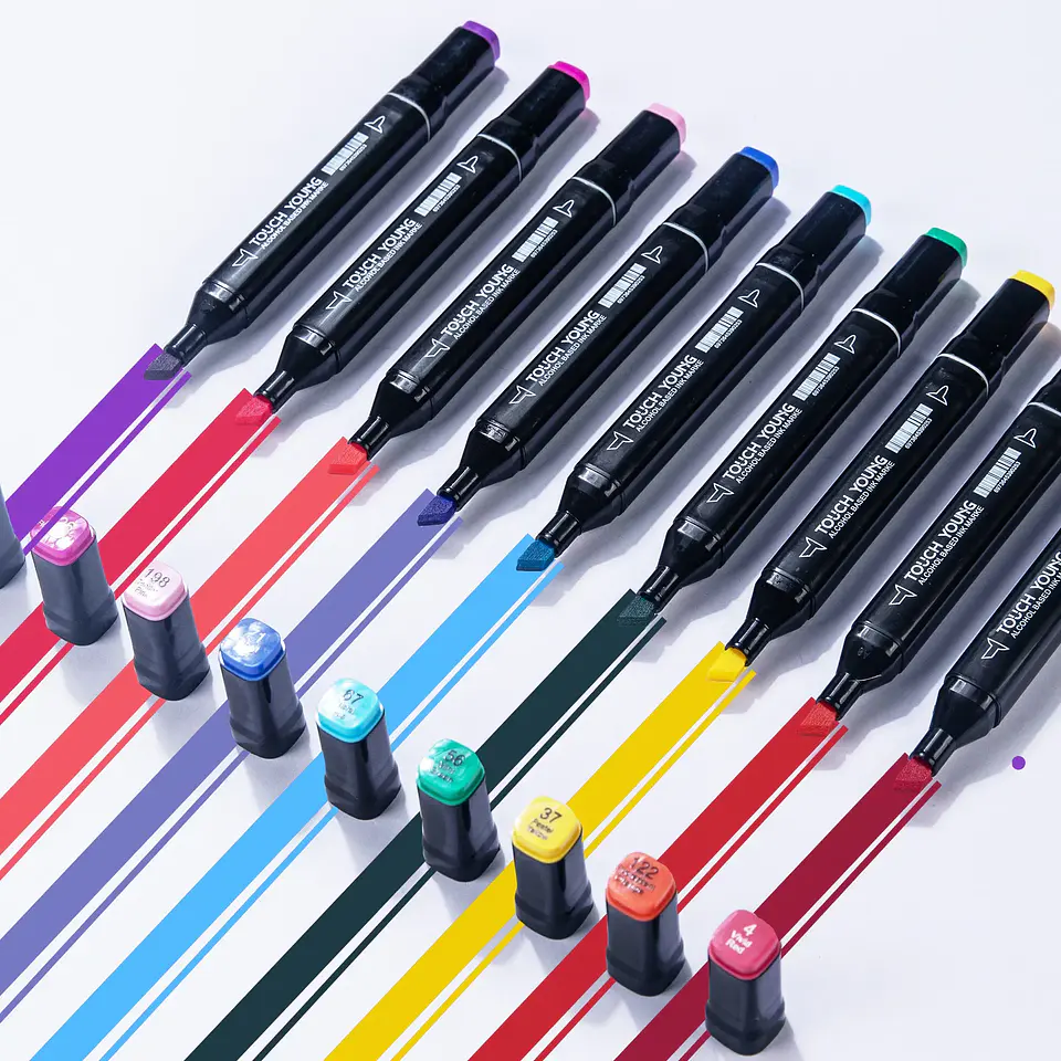 Dual-Tip Art Marker Set – 24-80 Colors 17