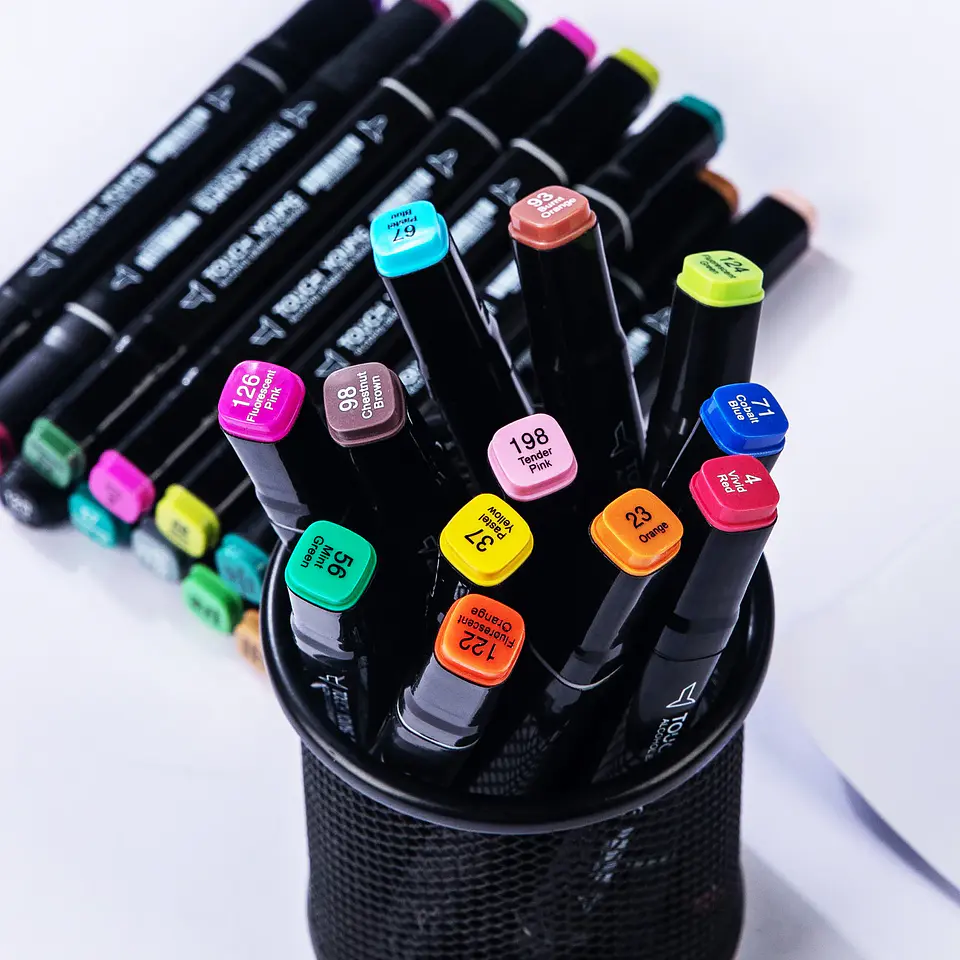 Dual-Tip Art Marker Set – 24-80 Colors 18