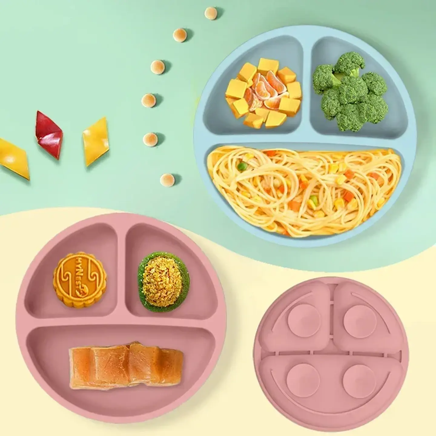 Silicone Baby Dish Set – Suction Plate & Cup 2