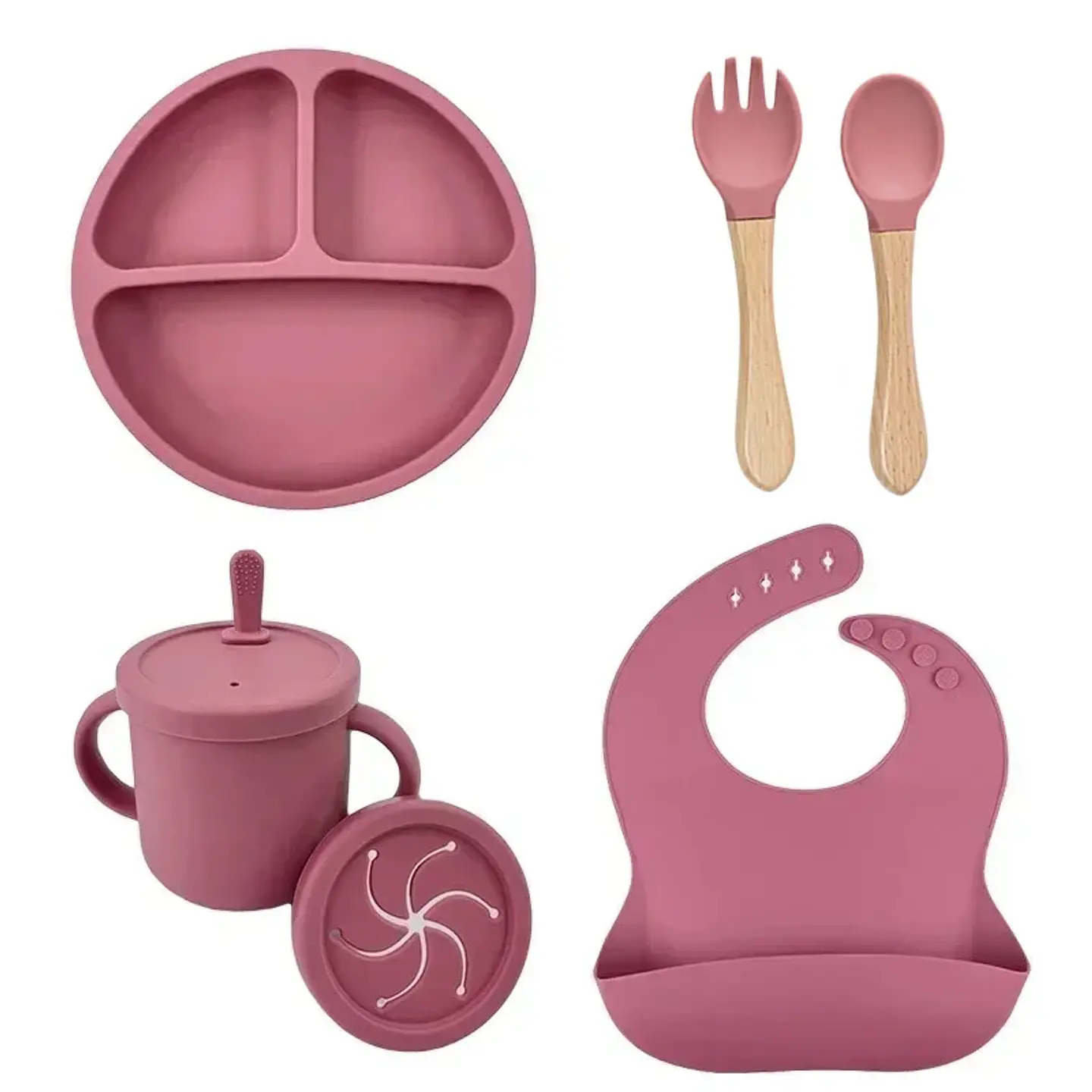 Silicone Baby Dish Set – Suction Plate & Cup 11