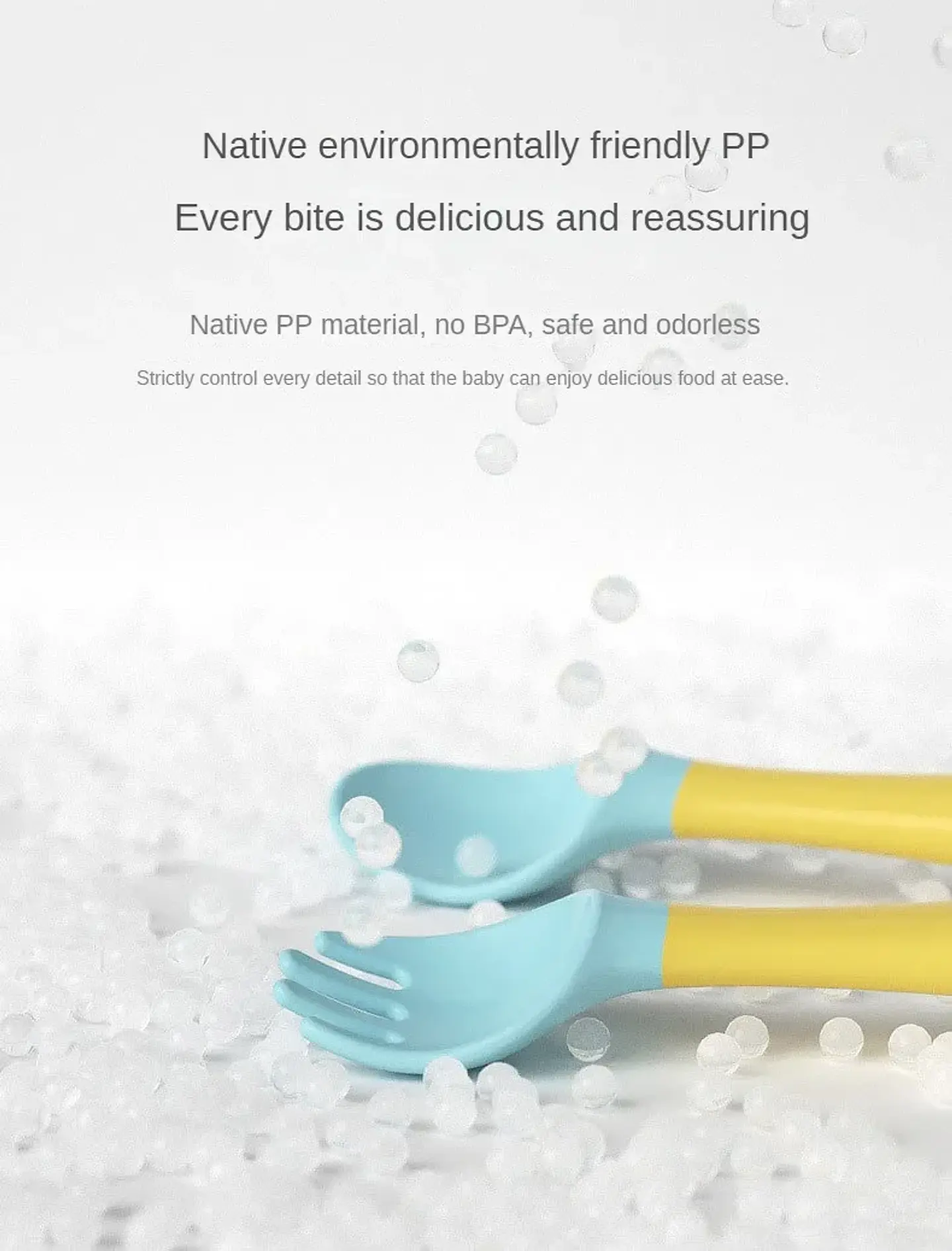 Silicone Spoon & Fork Training Set – Baby 18
