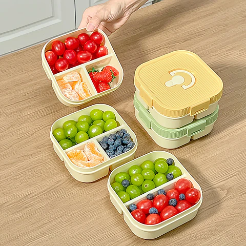 WORTHBUY Leak-Proof Lunch Box – Microwave Safe