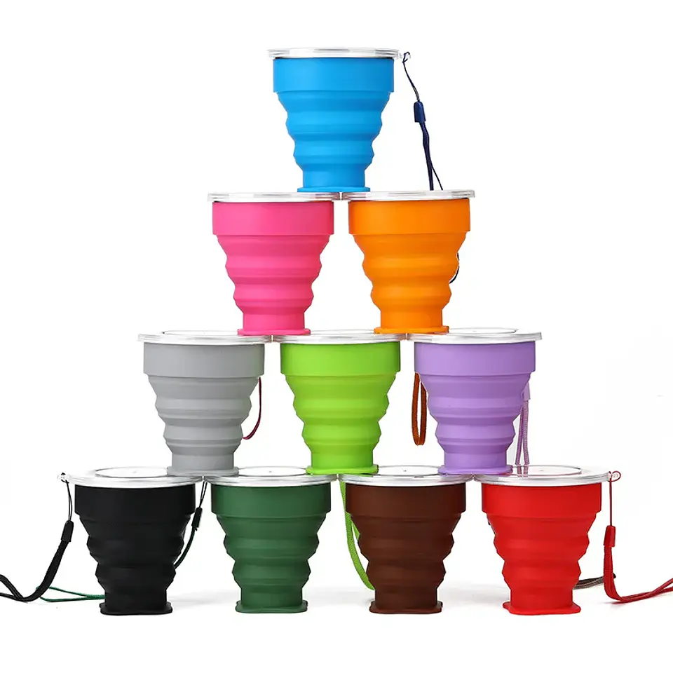 Collapsible Silicone Travel Cup – 200ml 4