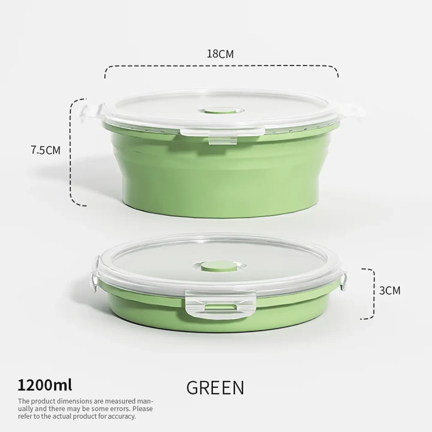 Collapsible Silicone Lunch Containers – Leak-Proof 5