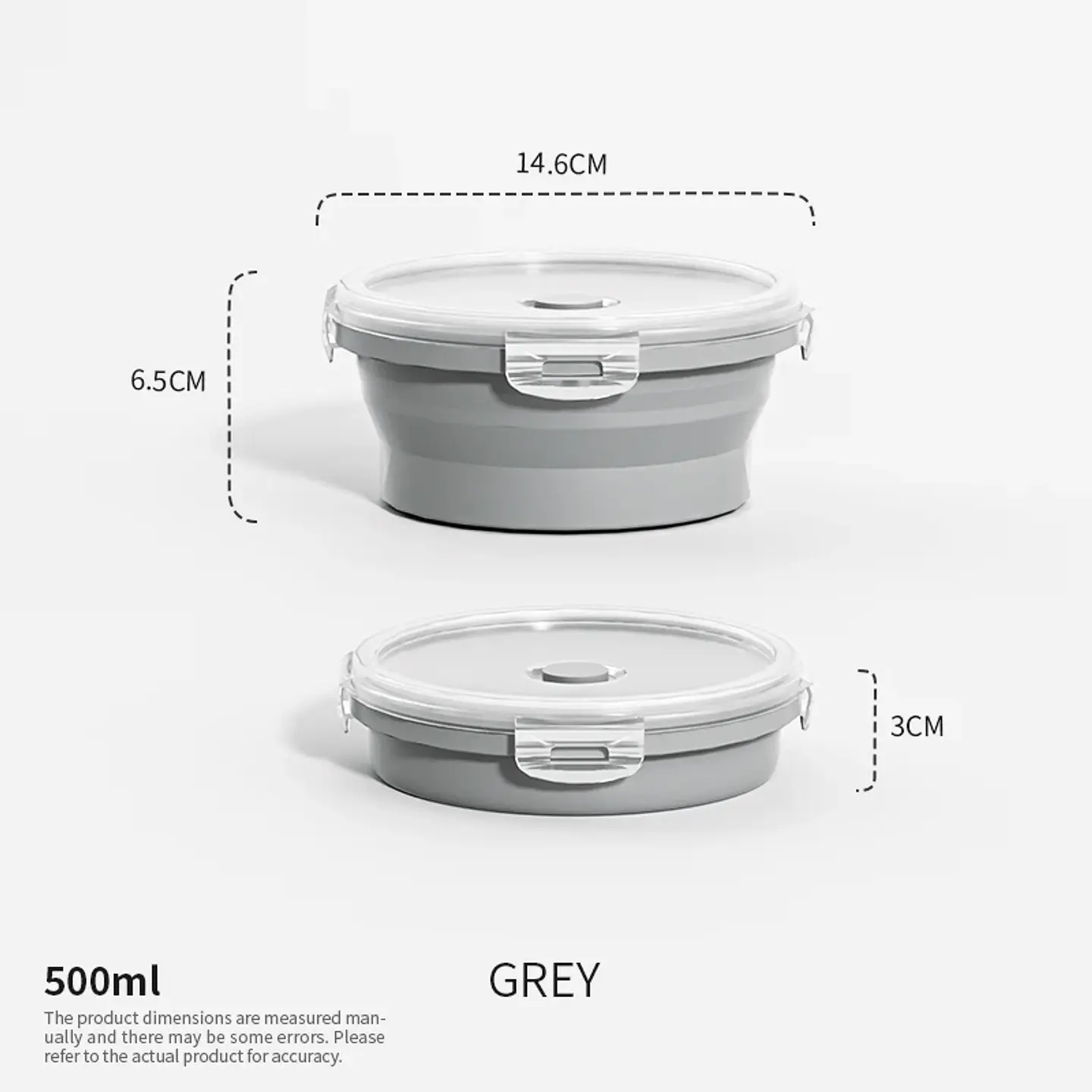 Collapsible Silicone Lunch Containers – Leak-Proof 7