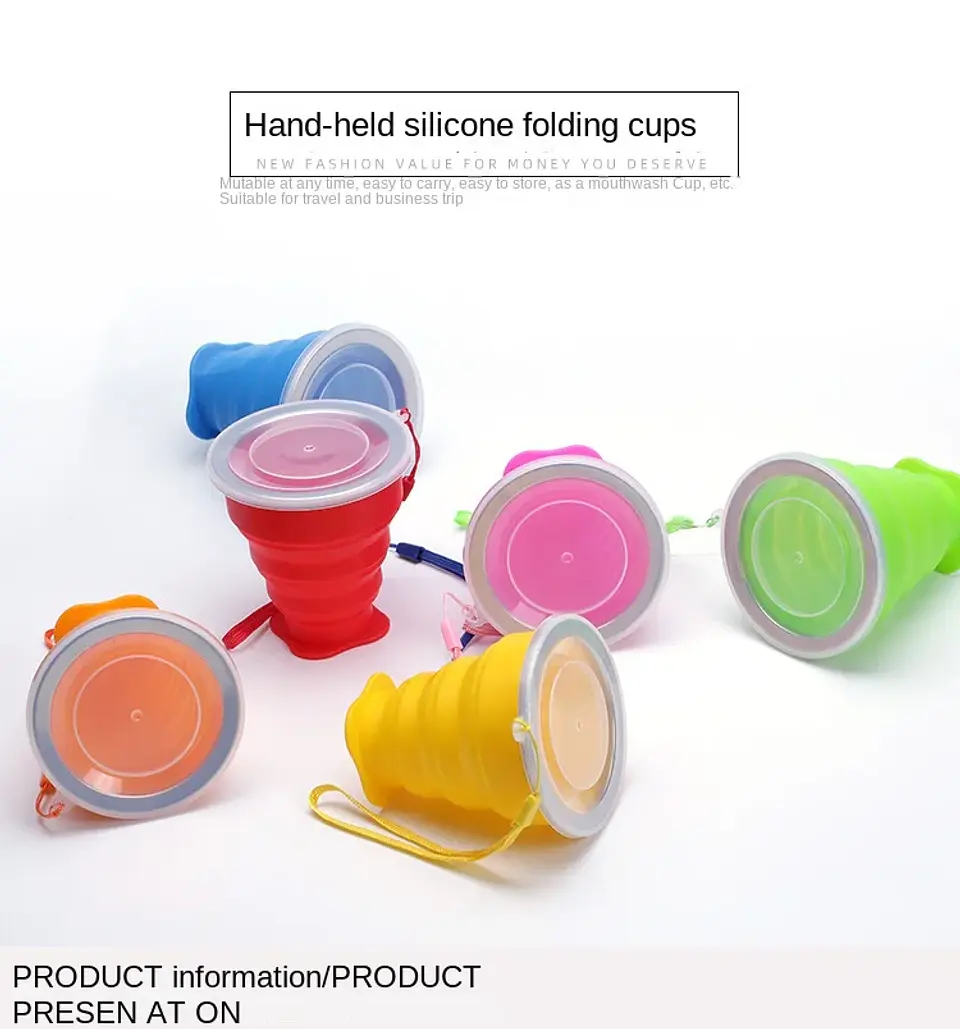 Collapsible Silicone Travel Cup – 200ml 10